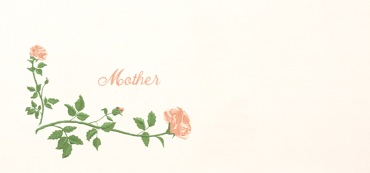 Corner Rose Mother Peach Rosetan Faux